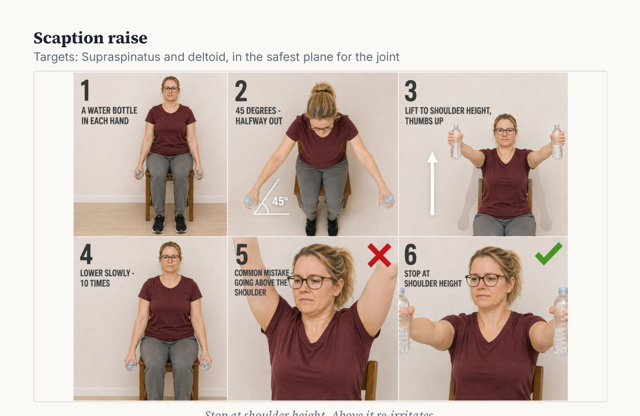 Sample page from The Desk Pain Reset — Shoulder